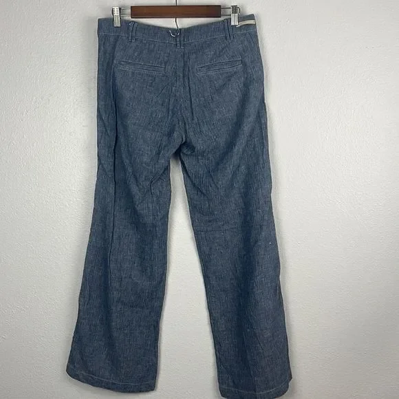 Anthropologie Pilcro and The Letterpress Linen Blend Wide Leg Pants 4 - Picture 6 of 11